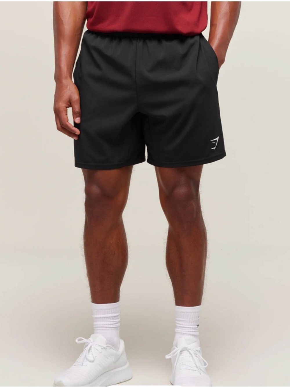 Three Gymshark Arrival 7” shorts. Men’s Medium. Black. Excellent condition